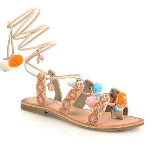 Chinese Laundry lace up sandals